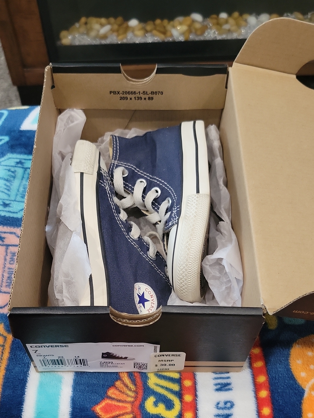 Converse Chuck Taylor All Star High Top Sneakers Blue Baby 7 Like New - Picture 4 of 5